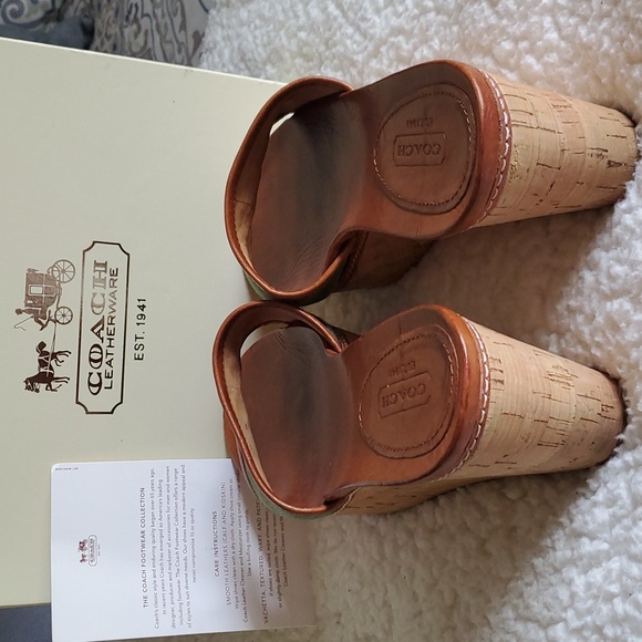 Coach Jaci Canvas /Cork color: GNT GRASS/NAT Size 8 Width: M - Picture 3 of 6